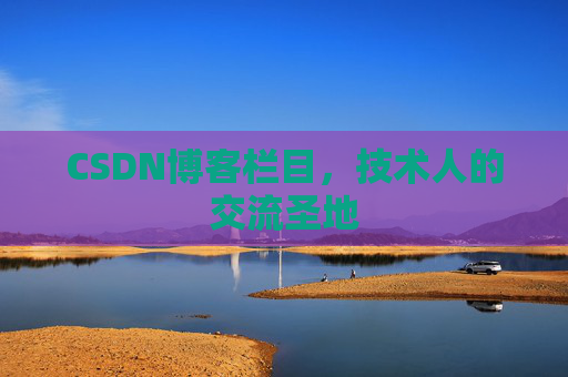 CSDN博客栏目，技术人的交流圣地